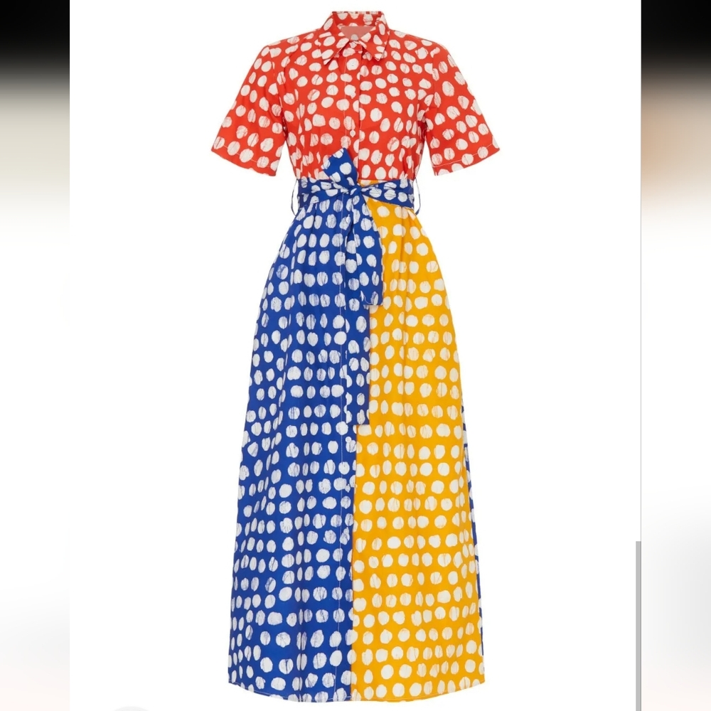 Busayo Maxi Dress In Polka Dot